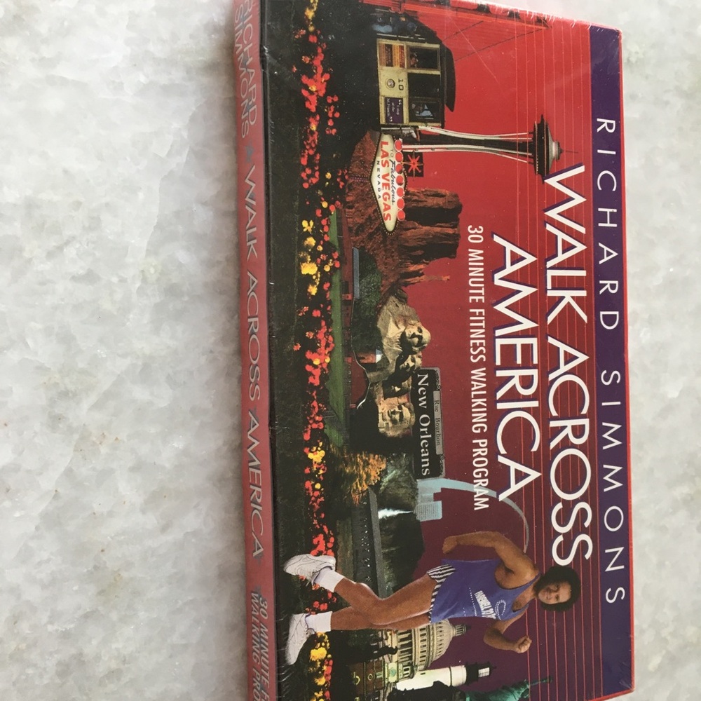 Richard Simmons Walk Across America Fitness Program cassette - Picture 5 of 16